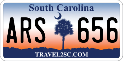 SC license plate ARS656