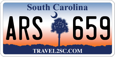 SC license plate ARS659