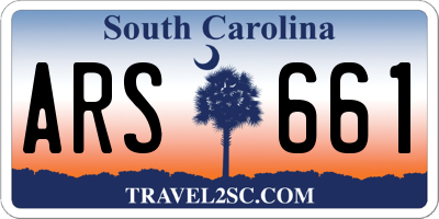 SC license plate ARS661