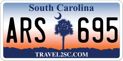 SC license plate ARS695