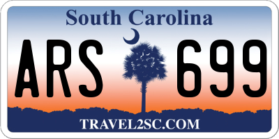 SC license plate ARS699