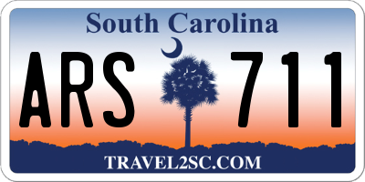 SC license plate ARS711