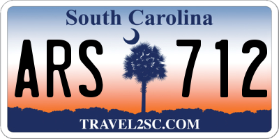 SC license plate ARS712