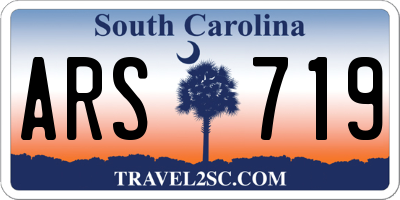 SC license plate ARS719
