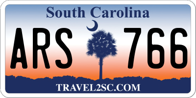 SC license plate ARS766