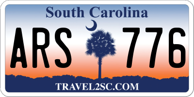 SC license plate ARS776