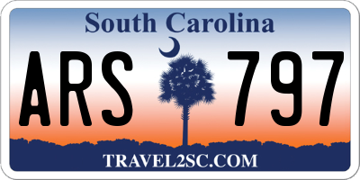 SC license plate ARS797