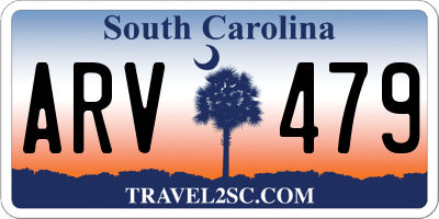 SC license plate ARV479