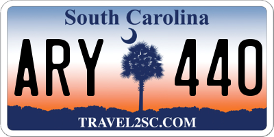 SC license plate ARY440