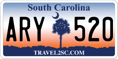 SC license plate ARY520