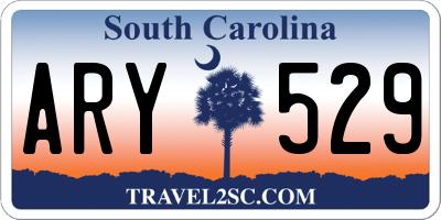 SC license plate ARY529