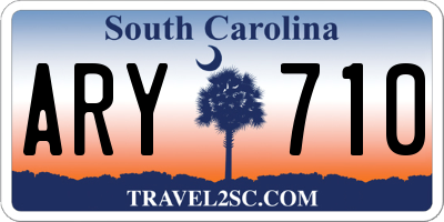 SC license plate ARY710