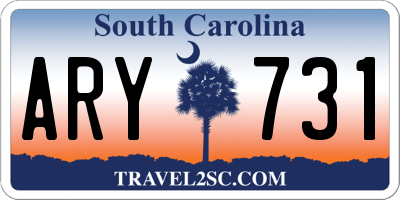 SC license plate ARY731