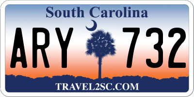 SC license plate ARY732