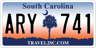 SC license plate ARY741