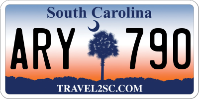 SC license plate ARY790