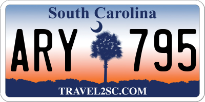 SC license plate ARY795