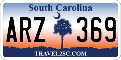 SC license plate ARZ369