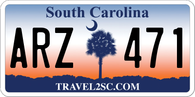 SC license plate ARZ471