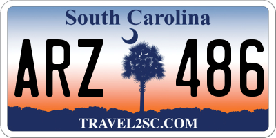 SC license plate ARZ486