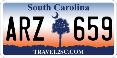 SC license plate ARZ659