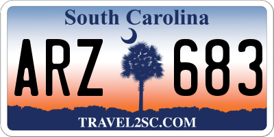 SC license plate ARZ683