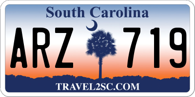 SC license plate ARZ719