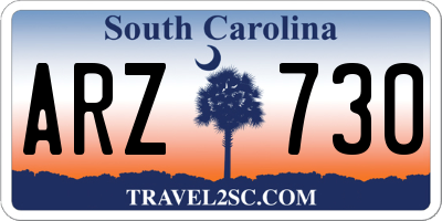 SC license plate ARZ730