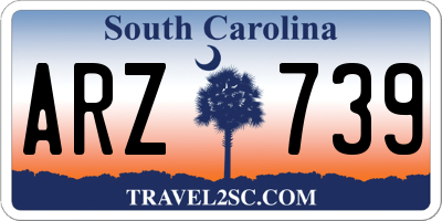 SC license plate ARZ739