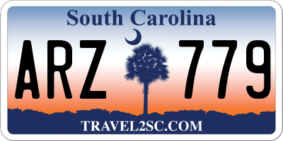 SC license plate ARZ779