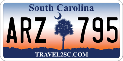 SC license plate ARZ795