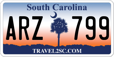 SC license plate ARZ799