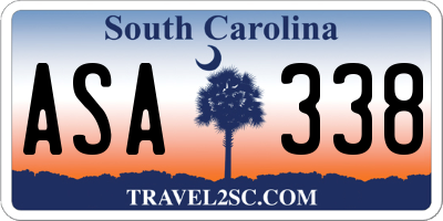 SC license plate ASA338