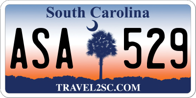 SC license plate ASA529
