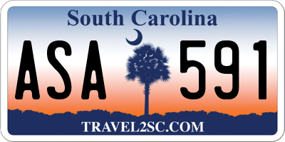 SC license plate ASA591