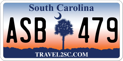SC license plate ASB479