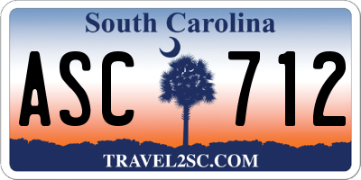 SC license plate ASC712