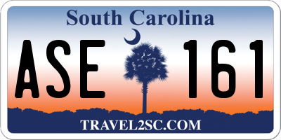 SC license plate ASE161