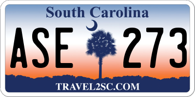 SC license plate ASE273