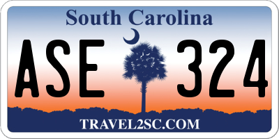 SC license plate ASE324