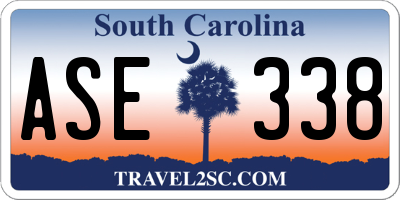 SC license plate ASE338
