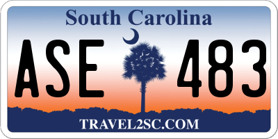 SC license plate ASE483
