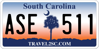 SC license plate ASE511