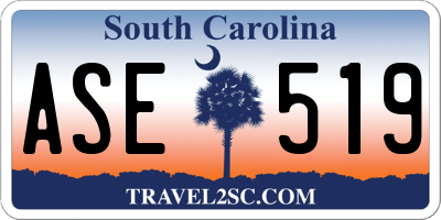 SC license plate ASE519