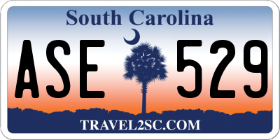 SC license plate ASE529