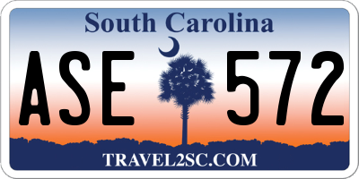 SC license plate ASE572