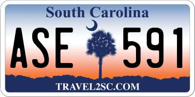 SC license plate ASE591