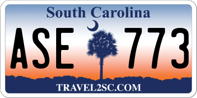 SC license plate ASE773