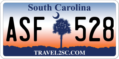 SC license plate ASF528