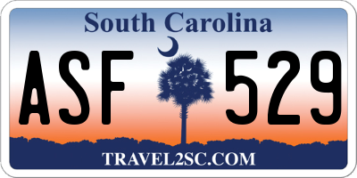SC license plate ASF529